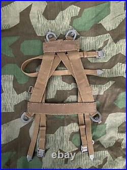 Repro German Ww2 Web A Frame, Bag At The Front Texled Dak Late War Mess Kit Inc