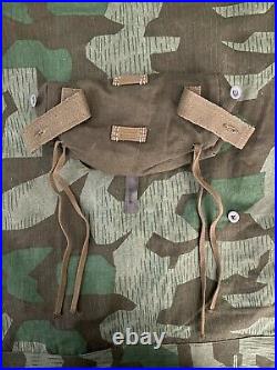 Repro German Ww2 Web A Frame, Bag At The Front Texled Dak Late War Mess Kit Inc