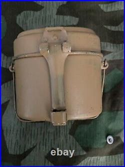 Repro German Ww2 Web A Frame, Bag At The Front Texled Dak Late War Mess Kit Inc