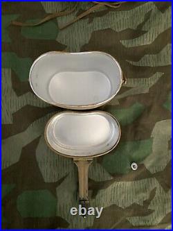 Repro German Ww2 Web A Frame, Bag At The Front Texled Dak Late War Mess Kit Inc