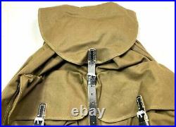 Repro German Wwii 1941 Rucksack With Leather Straps (2 Pcs Set)
