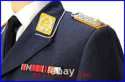 Repro Luftwaffe Fliegerbluse Blue Gray GabardineTunic with Breast Insignia
