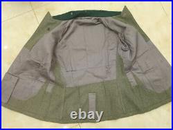 Repro WW2 GERMAN EM M36 FIELD GREY GREEN WOOL TUNIC & TROUSERS SIZE XL