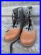 Repro WW2 German DAK Afrika Korps Tropical Low Boots Canvas & Leather