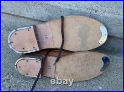 Repro WW2 German DAK Afrika Korps Tropical Low Boots Canvas & Leather