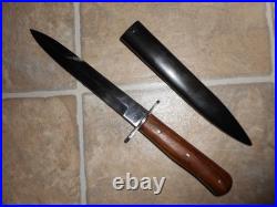 Repro WWII German Paratrooper Fallschirmjaeger combat knife with scabbard