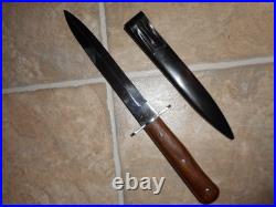 Repro WWII German Paratrooper Fallschirmjaeger combat knife with scabbard