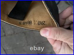 Repro Ww2 German Leather Marching Boots Leather Size 29.5 Slightly Wear