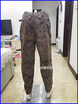 Repro Wwii German Army M43 Autumn Oak Camo Field Tunic Trousers Suit Size M