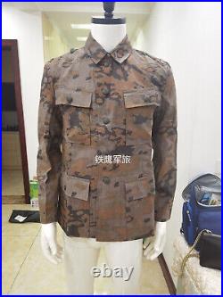 Repro Wwii German Army M43 Autumn Oak Camo Field Tunic Trousers Suit Size S