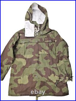 Repro Wwii German Elite Italian Camo And White Reversible Anorak Smock Size S Repro Wwii German Elite Italian Camo And White Reversible Anorak Smock Size S