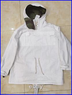 Repro Wwii German Elite Italian Camo And White Reversible Anorak Smock Size S