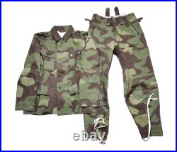 Repro Wwii German Elite M43 Italian Camo Field Tunic Trousers Suit Size XXL