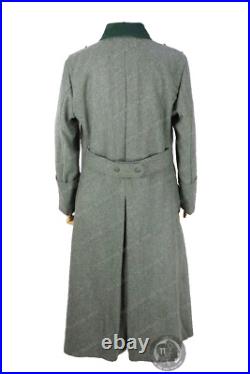 Repro Wwii German Em M36 Field Grey Wool Greatcoat Trench Coat Size XL