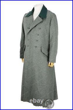 Repro Wwii German Em M36 Field Grey Wool Greatcoat Trench Coat Size XL