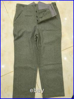 Repro Wwii German Em M36 Field Wool Panzer Jacket And Trousers Suit Size XXXL