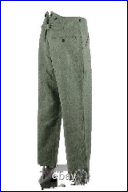 Repro Wwii German Em M40 Field Wool Panzer Jacket And Trousers Suit Size XXXL