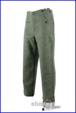 Repro Wwii German Em M40 Field Wool Panzer Jacket And Trousers Suit Size XXXL