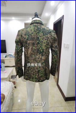 Repro Wwii German Hbt Dot44 Peas Camo M43 Field Jacket Trousers Suit Size L