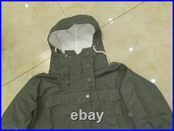Repro Wwii German Mouse Grey And White Reversible Anorak Smock Size L