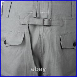 Repro Wwii German Summer M36 Officer Cotton Field Tunic Breeches Suit Size M
