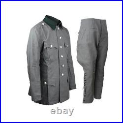 Repro Wwii German Summer M36 Officer Cotton Field Tunic Breeches Suit Size XL