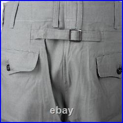 Repro Wwii German Summer M36 Officer Cotton Field Tunic Breeches Suit Size XL