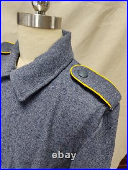 Reproduction Cosplay Ww2 German Blue Wool Tunic & Trousers Suit Size XXXL