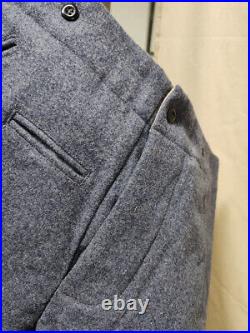 Reproduction Cosplay Ww2 German Blue Wool Tunic & Trousers Suit Size XXXL