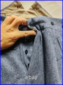 Reproduction Cosplay Ww2 German Blue Wool Tunic & Trousers Suit Size XXXL