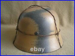 Reproduction German M35 Wire & Camouflage Reenactor Helmet