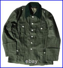 Reproduction German WW2 Army field gray wool M36 Officer tunic size large Reproduction German WW2 Army field gray wool M36 Officer tunic size large