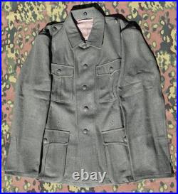 Reproduction German WW2 M40 field gray Wool Tunic size XL