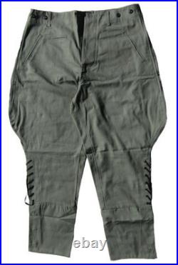 Reproduction German WW2 field gray Cotton M36 Officer Breeches 37 inch waist