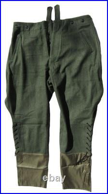Reproduction German WW2 field gray wool M36 Officer Breeches 37 inch waist