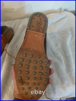 Reproduction German WWII low boots. Never worn size 9.5