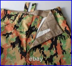 Reproduction German WW 2 Leibermuster Camouflage Pants Trouser Keilhose XL