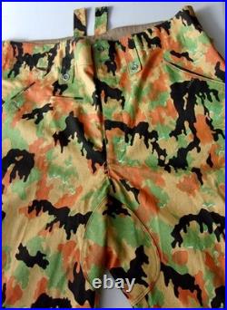 Reproduction German WW 2 Leibermuster Camouflage Pants Trouser Keilhose XL