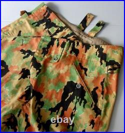 Reproduction German WW 2 Leibermuster Camouflage Pants Trouser Keilhose XL