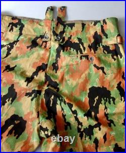 Reproduction German WW 2 Leibermuster Camouflage Pants Trouser Keilhose XL