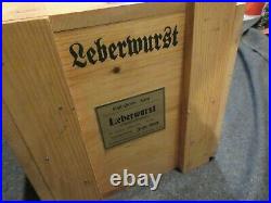 Reproduction German Ww2 Leberwurst Ration Crate Food Wooden Nord-ost Mess Kit