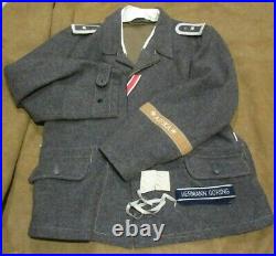Reproduction German Ww2 Luftwaffe Fliegerbluse Hg Division Sturm Size 46