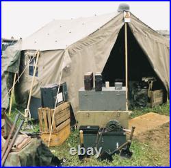 Reproduction German Ww2 Staff Tent Grey Tentsmiths Reenactor Zeltbahn