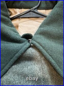 Reproduction M37 WWII German Infantry Greatcoat Size 44 Hessen Antique