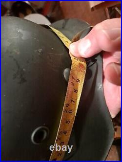 Reproduction M42 German Helmet WWII Probably A Size 64 Shell