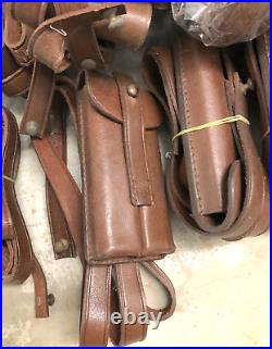 Reproduction P08 Artillery Luger Double Magazine Pouches Lot of 65 pieces