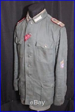 Reproduction POA German Tunic with POA patch, OST front ribbon and POA Boards