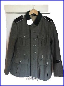 Reproduction WW2 German Elite M36 Tunic Size 40 Waffen Complete Insignia