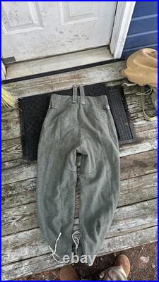 Reproduction WW2 German Elite Wool M43 Trousers. Good Maker, Size 32x32