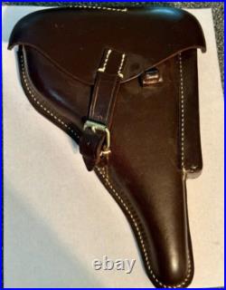 Reproduction WW2 German Luger P. 08 Black Holster Karl Ackva AG 1934